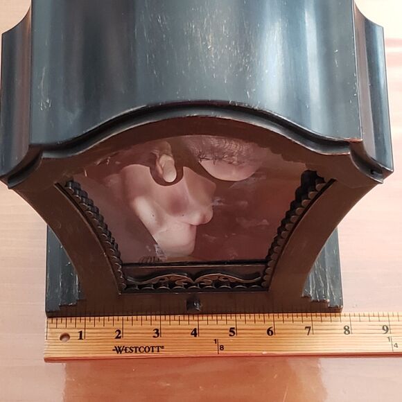 Gemmy Animated Talking Skeleton Tombstone Lights Up Halloween Tested Works Scary - Picture 9 of 16